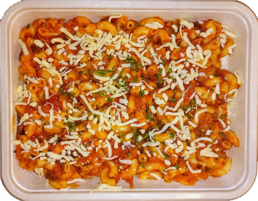 Macaroni met Kips