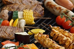 vlees op de bbq