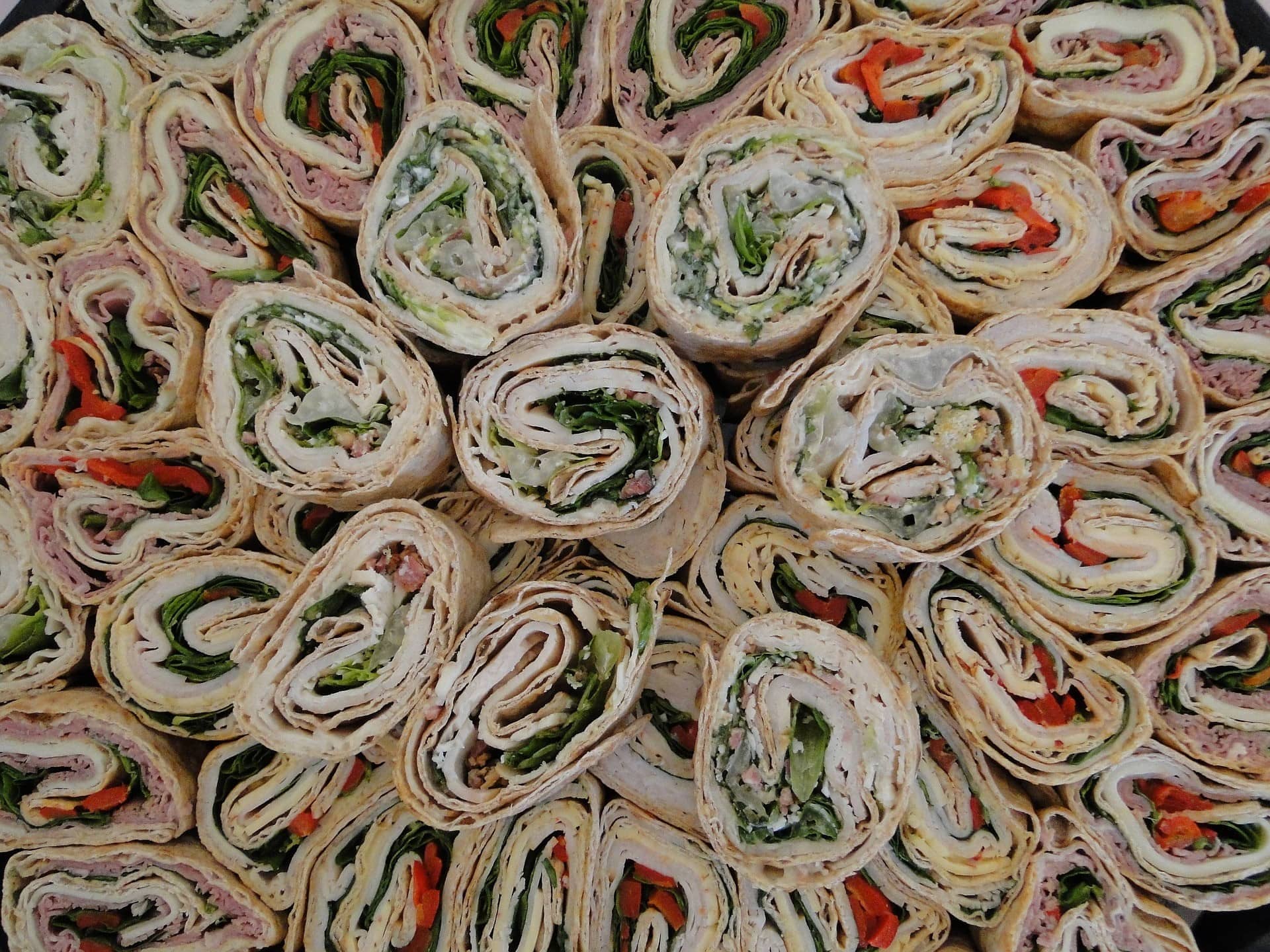 verschillende soorten wraps