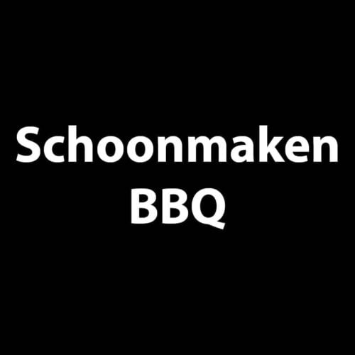 Schoonmaken BBQ of Megapan