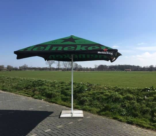 Welkom dun T Heineken Parasol (3,5 meter doorsnee) - Slagerij van Guilik