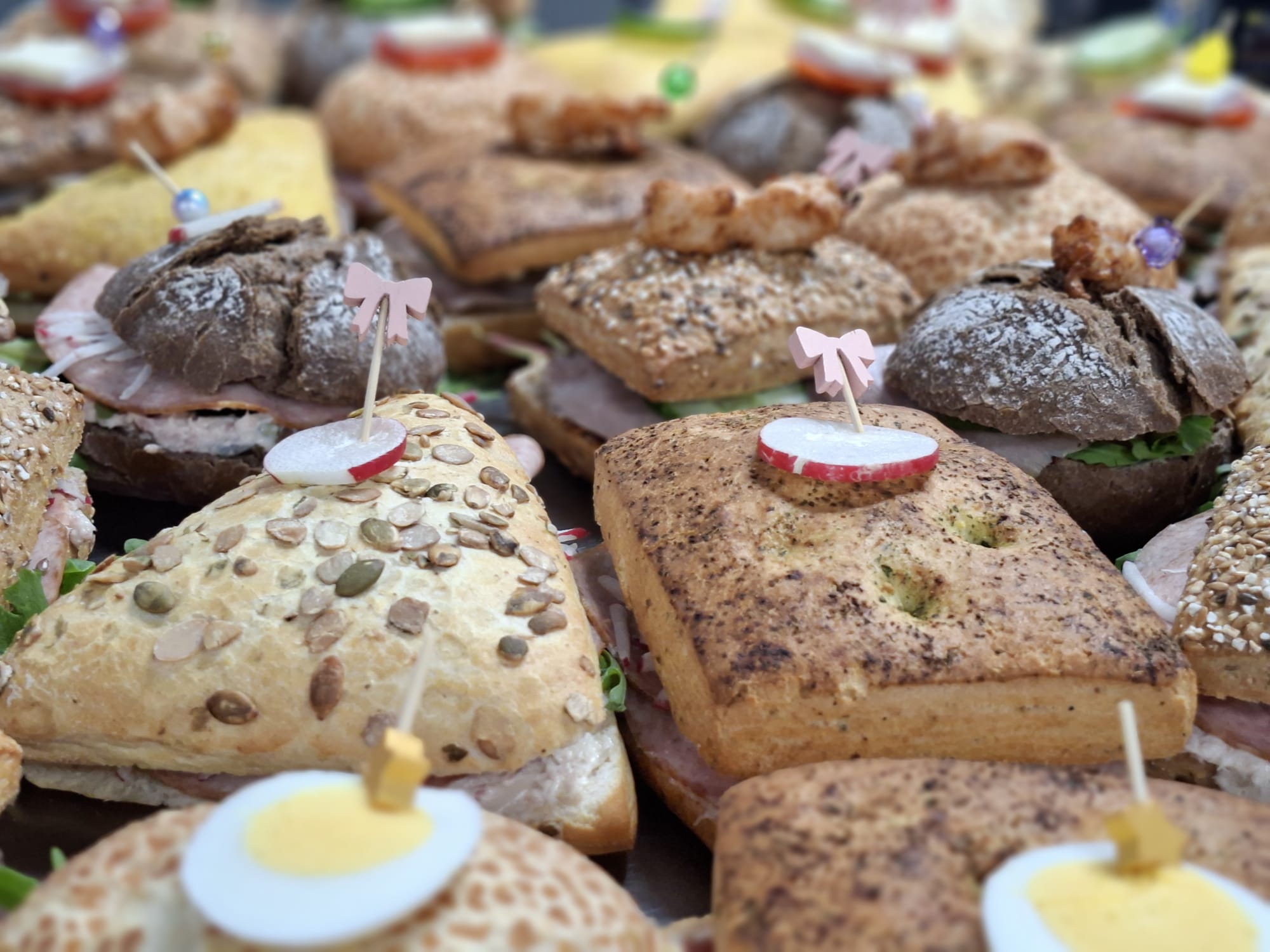 Luxe belegde broodjes