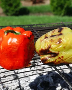 Gegrilde paprika