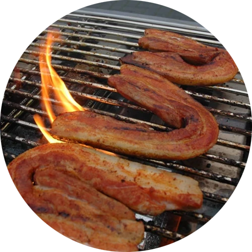 Barbecue speklappen