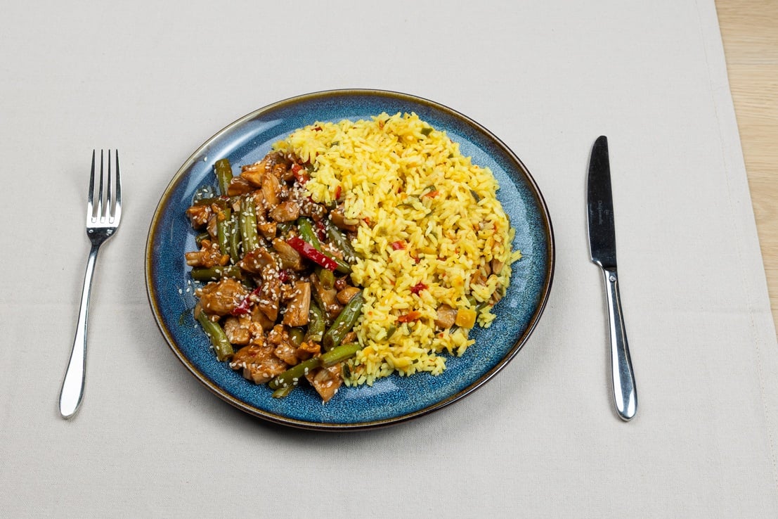 Kip Yakitori met nasi