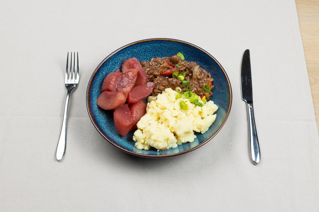 Stoofpeer met Hachee de Luxe