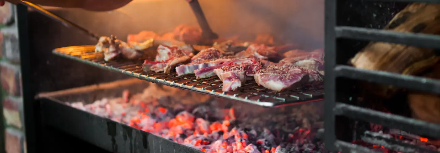 vlees van de barbecue