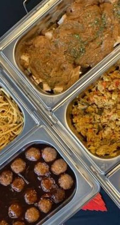 warmhoudbakken verschillende buffetten